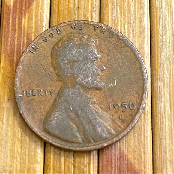 1956 D Wheat Penny - Picture 1 of 2